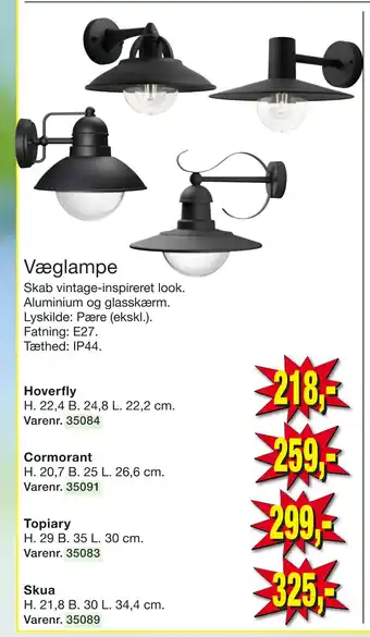 Harald Nyborg Væglampe tilbud