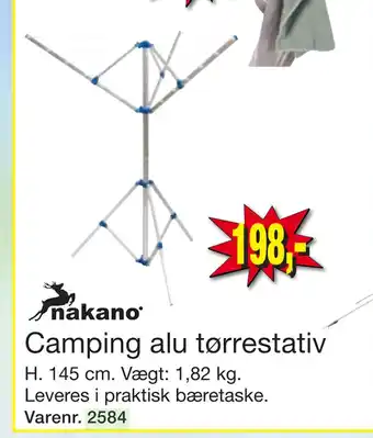 Harald Nyborg Camping alu tørrestativ tilbud