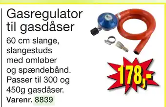 Harald Nyborg Gasregulator til gasdåser tilbud