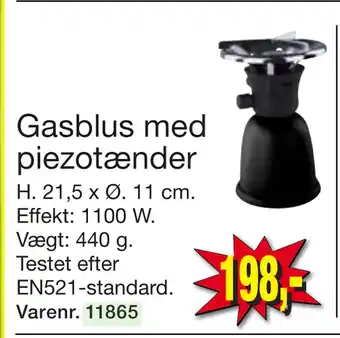 Harald Nyborg Gasblus med piezotænder tilbud