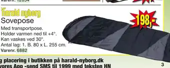 Harald Nyborg Sovepose tilbud