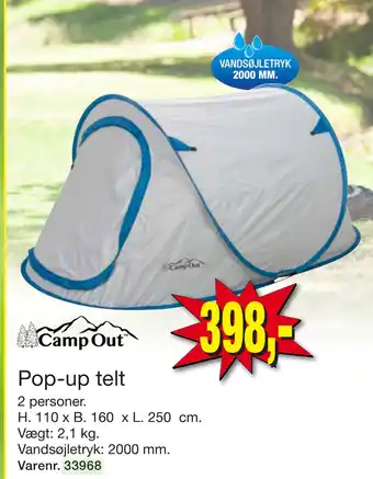 Harald Nyborg Pop-up telt tilbud