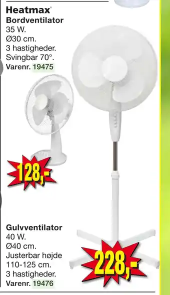 Harald Nyborg Gulvventilator tilbud