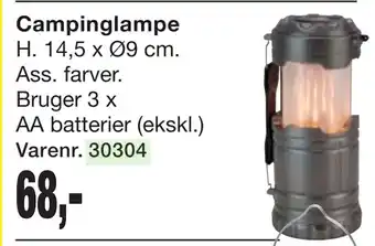 Harald Nyborg Campinglampe tilbud