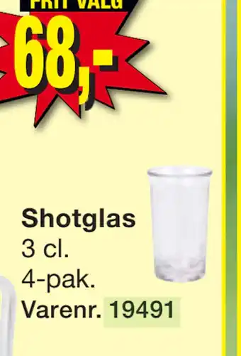 Harald Nyborg Shotglas tilbud