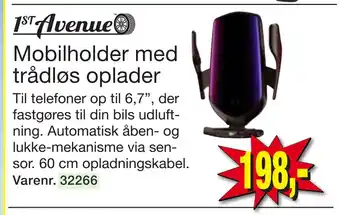 Harald Nyborg Mobilholder med trådløs oplader tilbud