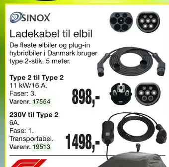Harald Nyborg Ladekabel til elbil tilbud