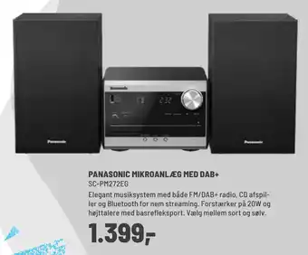 Panasonic Center PANASONIC MIKROANLÆG MED DAB+ tilbud
