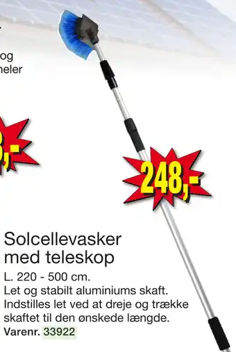 Harald Nyborg Solcellevasker med teleskop tilbud