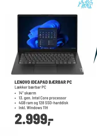 Panasonic Center LENOVO IDEAPAD BÆRBAR PC tilbud