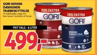 XL-BYG GORI 605/606 DÆKKENDE TRÆBESKYTTELSE tilbud