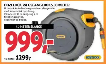 XL-BYG HOZELOCK VÆGSLANGEBOKS 30 METER tilbud