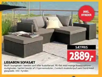 XL-BYG LISSABON SOFASÆT tilbud