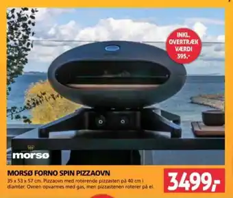 XL-BYG MORSØ FORNO SPIN PIZZAOVN tilbud