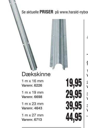 Harald Nyborg Dækskinne tilbud