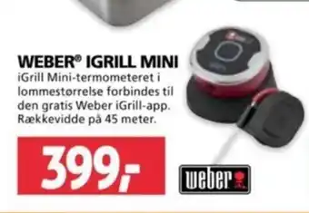XL-BYG WEBER IGRILL MINI tilbud
