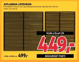 XL-BYG JUTLANDIA LISTEHEGN tilbud