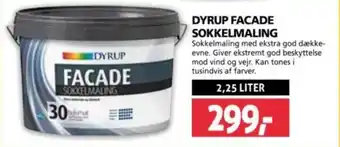 XL-BYG DYRUP FACADE SOKKELMALING tilbud