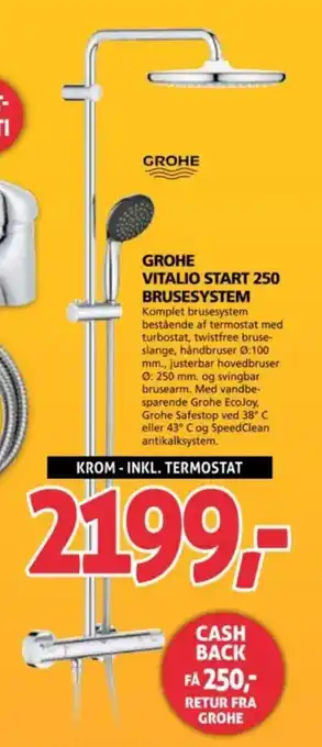 GROHE VITALIO START 250 BRUSESYSTEM