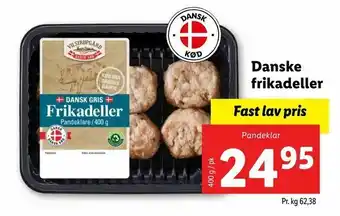 Let-Køb Danske frikadeller tilbud