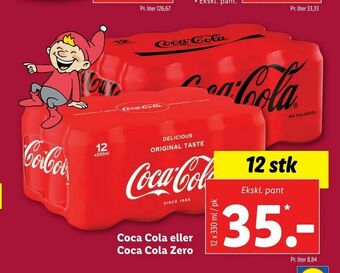 Let-Køb Coca Cola eller Coca Cola Zero tilbud