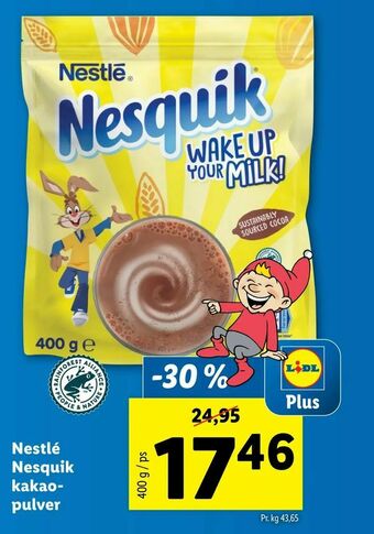 Let-Køb Nestlé Nesquik kakaopulver tilbud