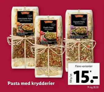 Let-Køb Pasta med krydderier tilbud