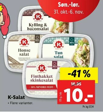 Let-Køb K-Salat tilbud