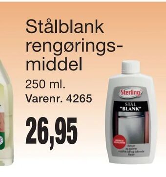 Harald Nyborg Stålblank rengøringsmiddel tilbud