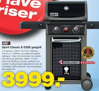 Spirit Classic E-220S gasgrill