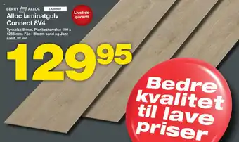 Bauhaus Alloc laminatgulv Connect 8V4 tilbud