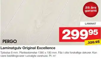Bauhaus Laminatgulv Original Excellence tilbud