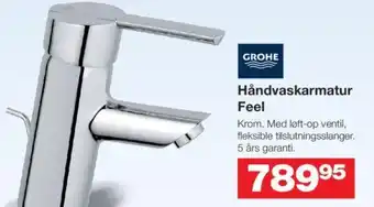 Håndvaskarmatur Feel