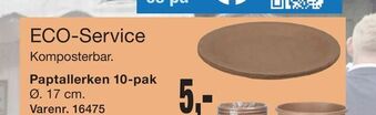 Harald Nyborg Paptallerken 10-pak tilbud