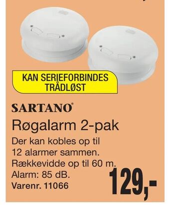 Harald Nyborg Røgalarm 2-pak tilbud