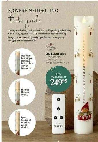 Kop & Kande LED kalenderlys tilbud