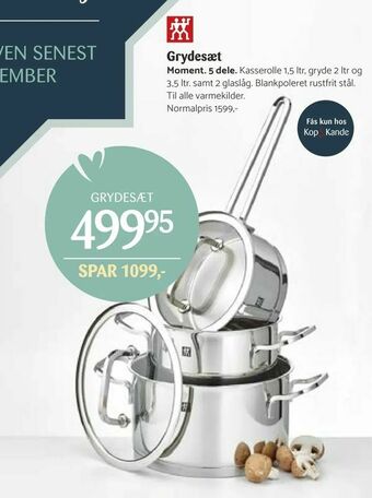 Kop & Kande Grydesæt tilbud