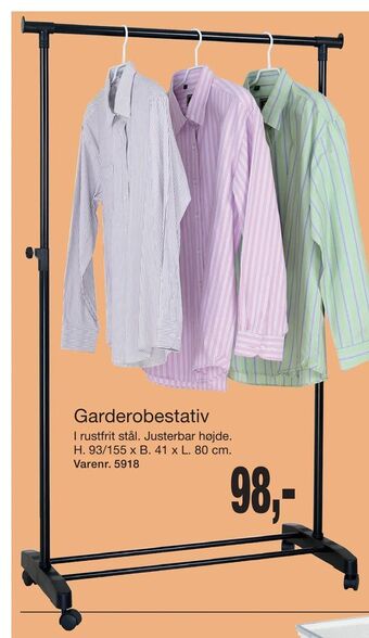 Harald Nyborg Garderobestativ tilbud