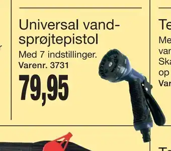 Universal vand sprøjtepistol