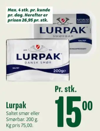 Min Købmand Smørbar tilbud