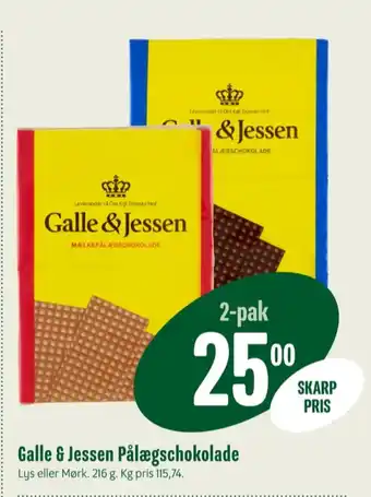 Min Købmand Pålægschokolade Mørk tilbud