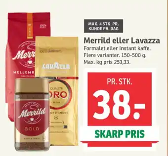 SPAR Kaffe Formalet tilbud