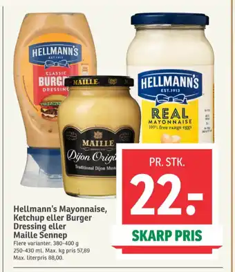 SPAR Dijon Originale Sennep tilbud