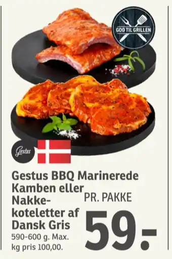 SPAR Nakkekoteletter tilbud