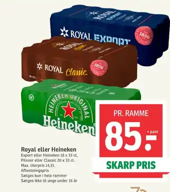 SPAR Øl tilbud