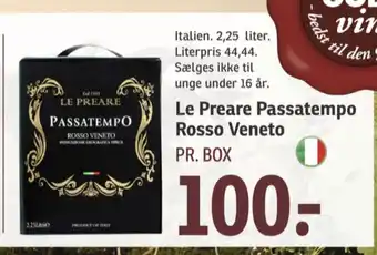 SPAR Italiensk Rødvin tilbud