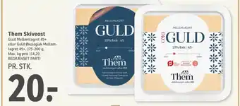 SPAR Skiveost Øko Guld tilbud