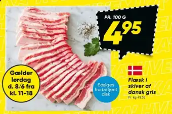 Flæsk i skiver