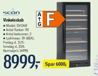 Føtex Vinkøleskab tilbud