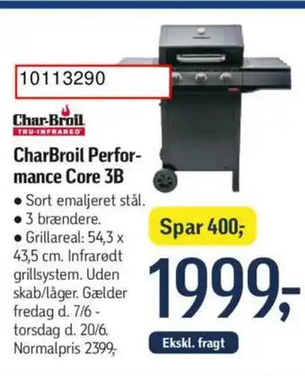 CharBroil Perfor- mance Core 3B